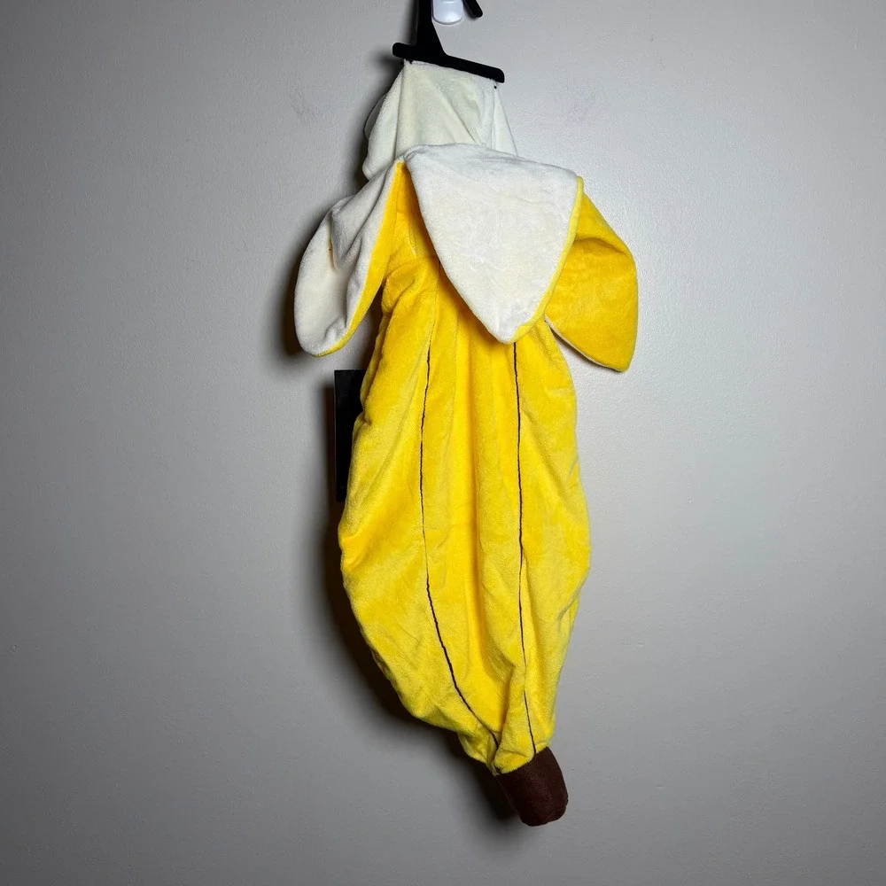 Tom's Toy International Unisex Halloween Banana Costume 0-9M Yellow Bunting
